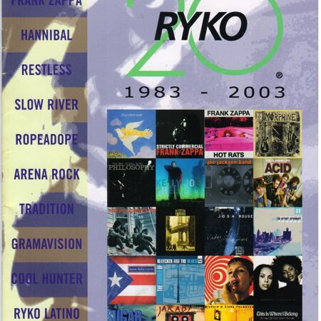 Catalogue CD DVD - Ryko 1983-2003 (20)-  <   T UK (Книги 1шт)