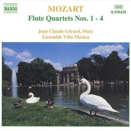 Mozart - Flute Quartets 1-4-Gerard/Ensemble Villa Musica  <  Naxos CD Deu (Компакт-диск 1шт) KV 285 171 298