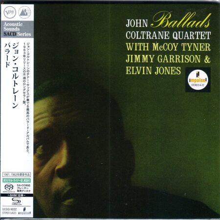 John Coltrane-Ballads (1963) [SHM] [Limited Release] [Mini-LP] [Non-Hybrid]  < 2023 Universal SACD Japan (Компакт-диск 1шт) bop-jazz McCoy Tyner