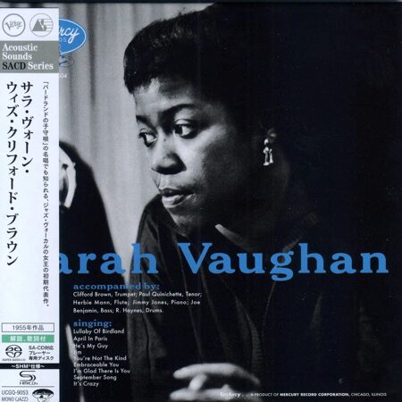 Sarah Vaughan-Sarah Vaughan Featuring Clifford Brown And Others (1955) [SHM] [Limited Release] [Mini-LP] (Non-Hybrid)  < 2023 Universal SACD Japan (Компакт-диск шт) bop-jazz Clifford Brown Herbie Mann