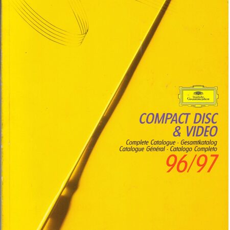 Catalogue CD DVD - Deutsche Grammophon 1996 - 1997-  <  DG T Deu (Книги 1шт)